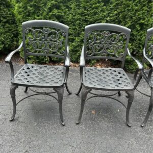 Amalfi Cast Aluminum Outdoor Armchairs